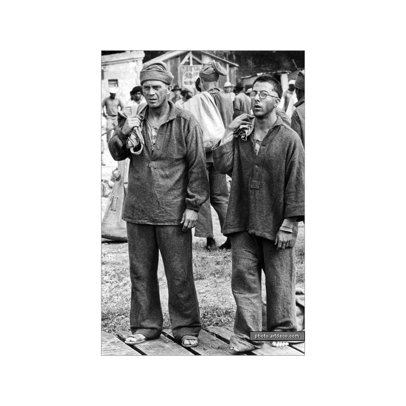 Steve McQueen et Dustin Hoffman
