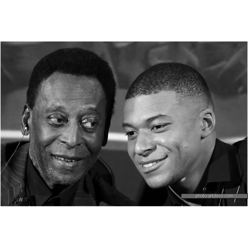 Pelé et Mbappé